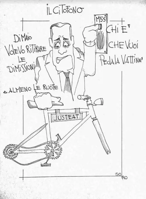 La vignetta del giorno: il citofono di Di Maio