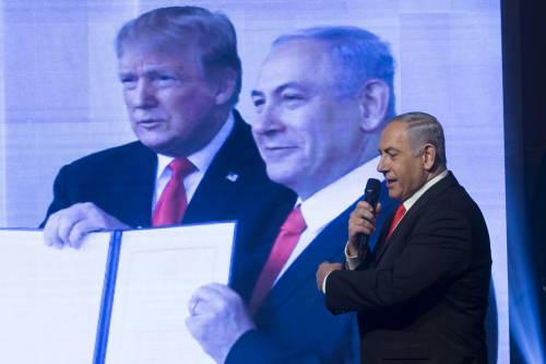 L'accordo del secolo, Netanyahu e l'impeachement di Trump