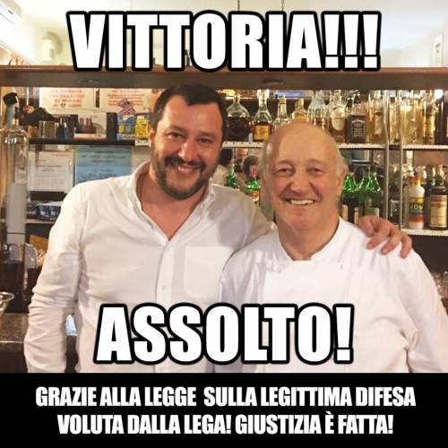 Cattaneo assolto, scontro Salvini-pm: "Norma Lega su legittima difesa è irrilevante"