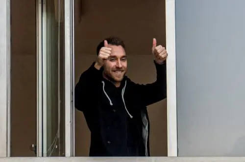 Inter, finalmente Eriksen: "Sono felice di essere qui"