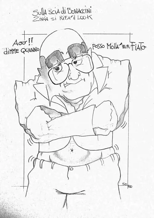 La vignetta del giorno: Zinga travolto dalla sindrome Bonaccini