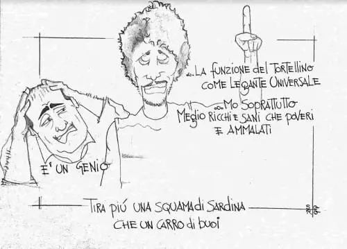La vignetta del giorno: tira più una squama di sardina che un carro di buoi