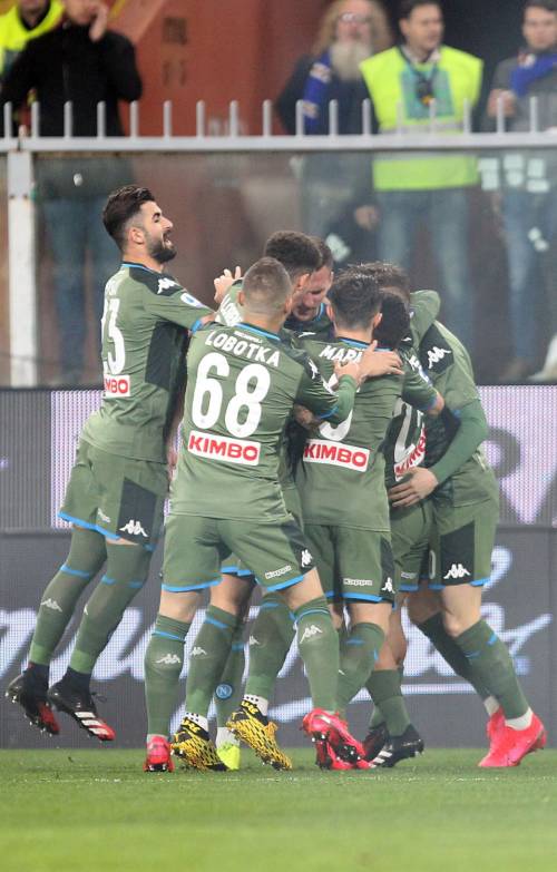 Il Napoli vince 4-2 contro la Sampdoria: gli azzurri vedono l'Europa