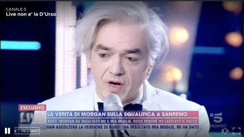 La verità di Morgan: "L'ho fatta pagare a Bugo"