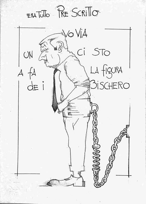 La vignetta del giorno: Renzi e la "pre-scrizione"