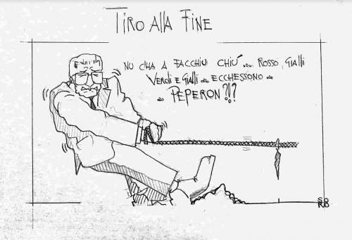 La vignetta del giorno: il tiro alla fine di Mattarella