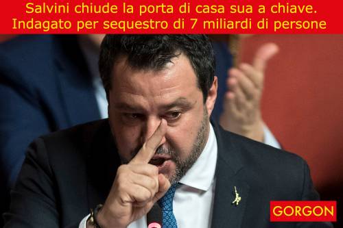La satira del giorno: Salvini indagato di nuovo