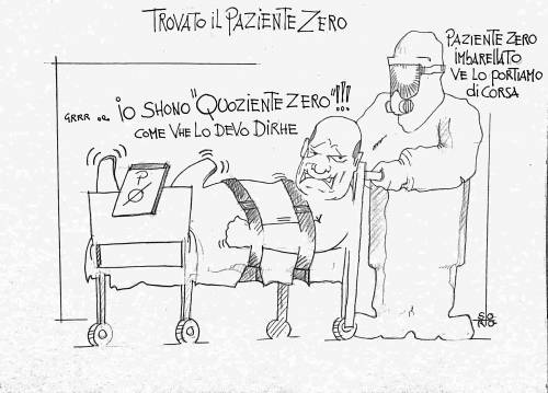 La vignetta del giorno: trovato il paziente zero