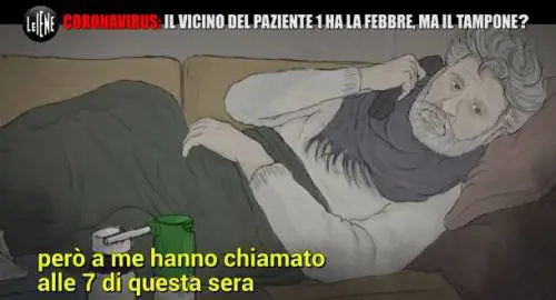 Coronavirus: "Vicino di casa del "paziente uno" ha febbre ma non gli è stato fatto tampone"