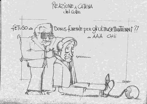 La vignetta del giorno: reazione a catena del Colle