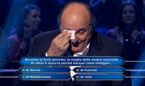 Gerry Scotti si commuove in diretta ricordando il padre scomparso