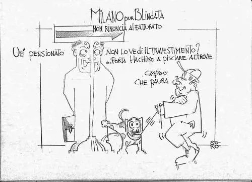 La vignetta del giorno: Milano si mimetizza