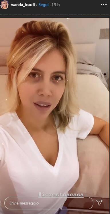 Wanda Nara rinuncia al GF Vip e resta a casa