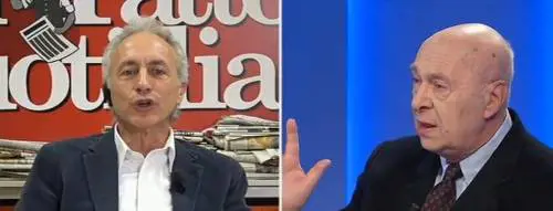 Scontro tra Mieli e Travaglio: "Basta col gioco delle anticipazioni", "Ma cosa dici?"