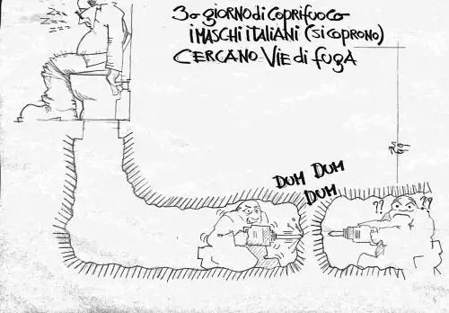 La vignetta del giorno - Quelli che cercano vie di fuga