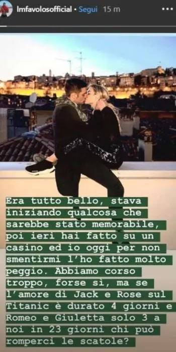 Elena Morali e Luigi Favoloso si sono già lasciati?