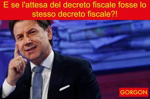 La satira del giorno: l'attesa del decreto fiscale