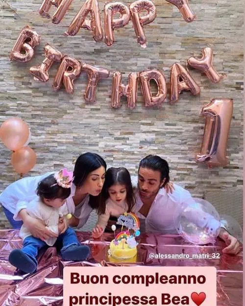 Party di compleanno in casa Matri per la piccola Beatrice