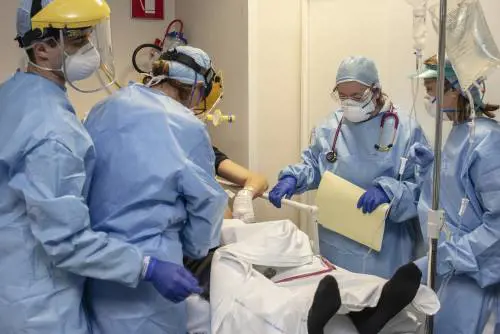 Nella rianimazione di Bergamo