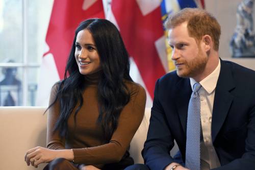 Meghan Markle e il principe Harry hanno lasciato il Canada per Los Angeles