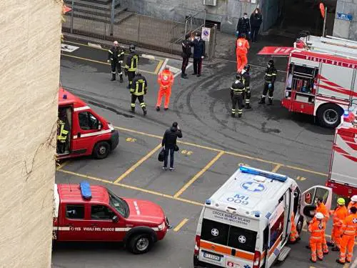 Milano, incendio questa mattina al Palazzo di Giustizia