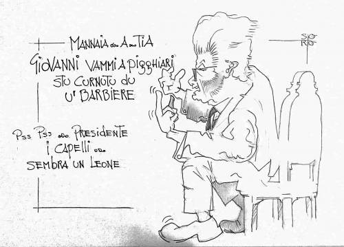 La vignetta del giorno: cercasi barbiere per Mattarella