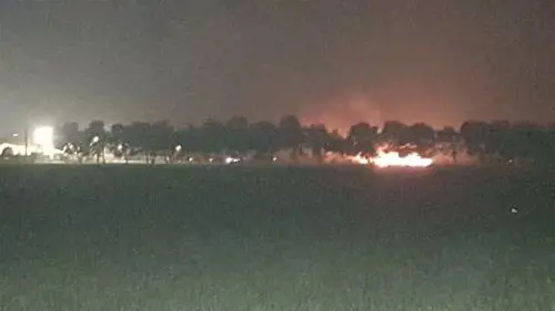Borgo Mezzanone, incendio nel ghetto degli immigrati