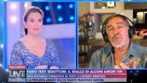 Gf, Fabio Testi: "La storia con Adriana? 30 anni fa"