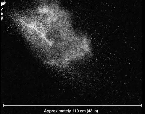 Virus, uno starnuto può creare una nuvola di goccioline infette che arriva a 8 metri (e resiste)
