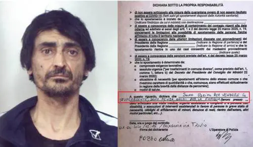 "Non ho soldi, spaccio": l'assurda dichiarazione per poter uscire di casa