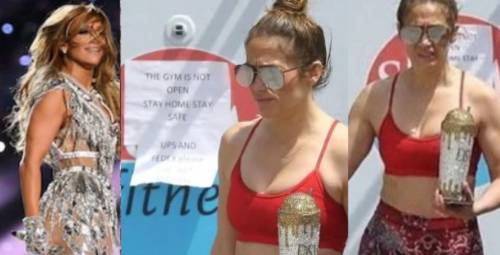 Jennifer Lopez viola la quarantena: beccata all'uscita di una palestra a Miami