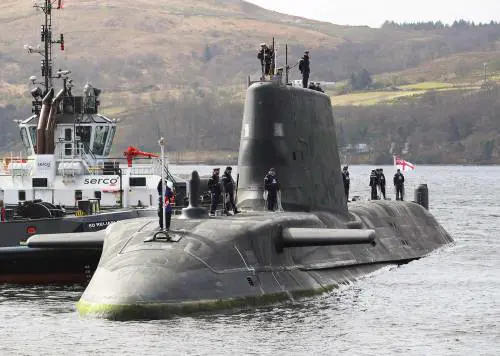 Royal Navy, consegnato il quarto hunter killer della classe Astute