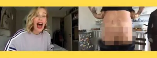 "Fai vedere le chiappe?" E Volo si cala i pantaloni 