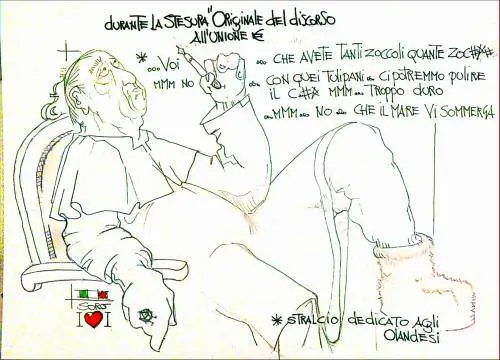 La vignetta del giorno - Il discorso del Santo Padre