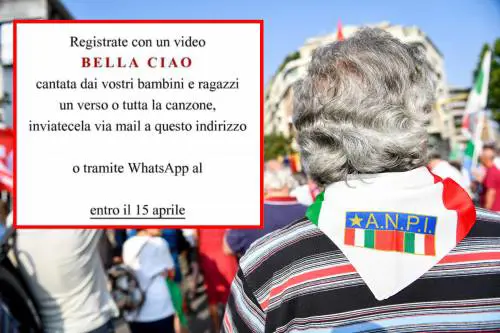 L'ultima pensata dell'Anpi: "Fate un video ai bimbi mentre cantano Bella Ciao"