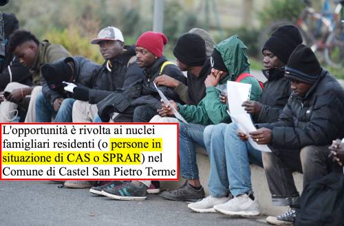 La pacchia dei migranti: buoni spesa anche a chi ha già vitto e alloggio pagato