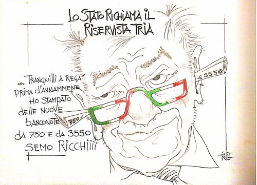 La vignetta del giorno: Conte richiama Tria