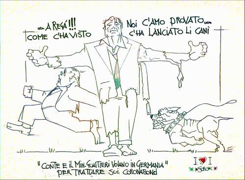 La vignetta del giorno: la trattativa sui coronabond