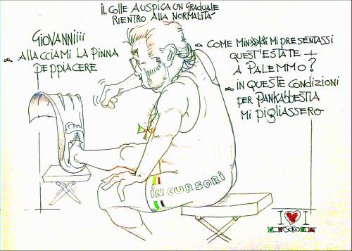 La vignetta del giorno: prove costume per il Colle