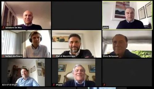 Berlusconi a europarlamentari collegati in remoto: "Serve intesa tra Paesi Ue"