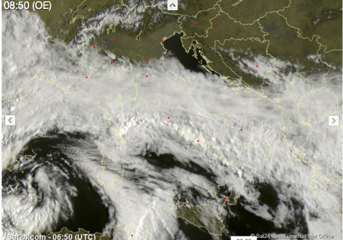 C'è "Vera", ciclone mediterraneo: temporali e vento forte al Centro-Sud
