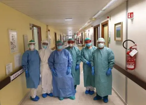 Foggia, le immagini del reparto Covid dell'ospedale Riuniti