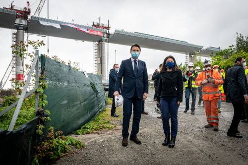 Inaugurazione del nuovo ponte: le immagini da Genova