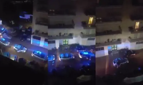 L'omaggio al poliziotto morto nella rapina rom. Il figlio: "Dov'è babbo?"