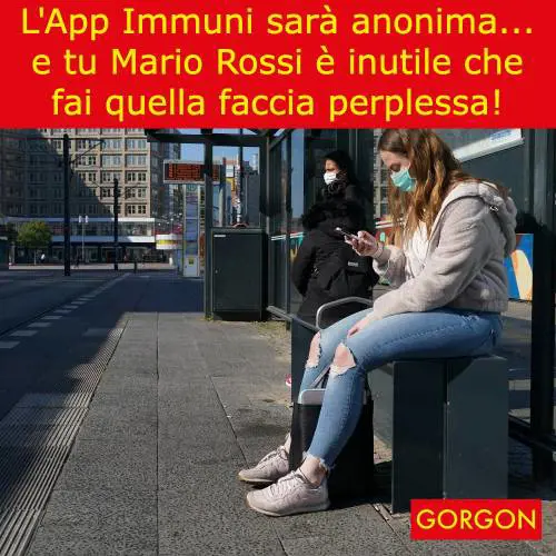 La satira del giorno: la app Immuni sarà anonima