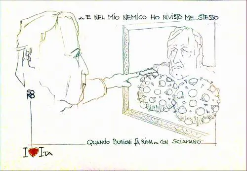 La vignetta del giorno: Burioni allo specchio 