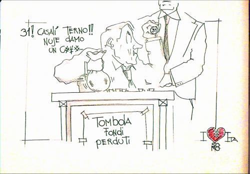 La vignetta del giorno: la tombola dei fondi perduti