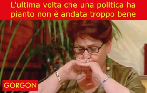 La satira del giorno: Bellanova, attenti al pianto