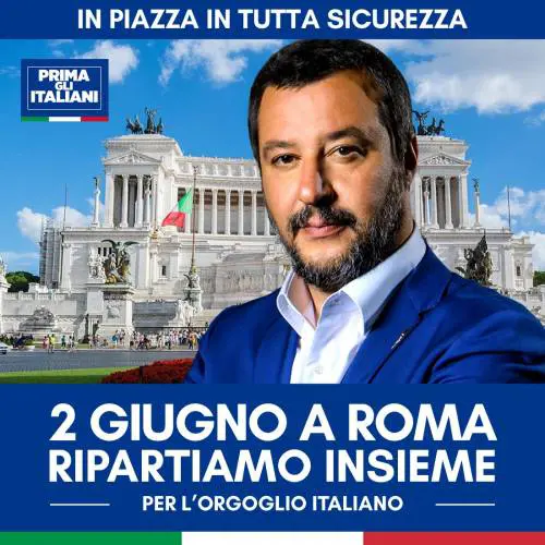 Il 2 giugno di Lega e FdI: in piazza, ma separati