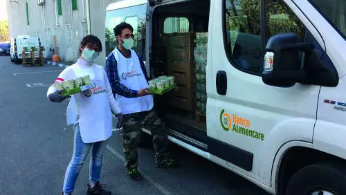 Così il Banco Alimentare affronta povertà e Covid con l'aiuto americano
